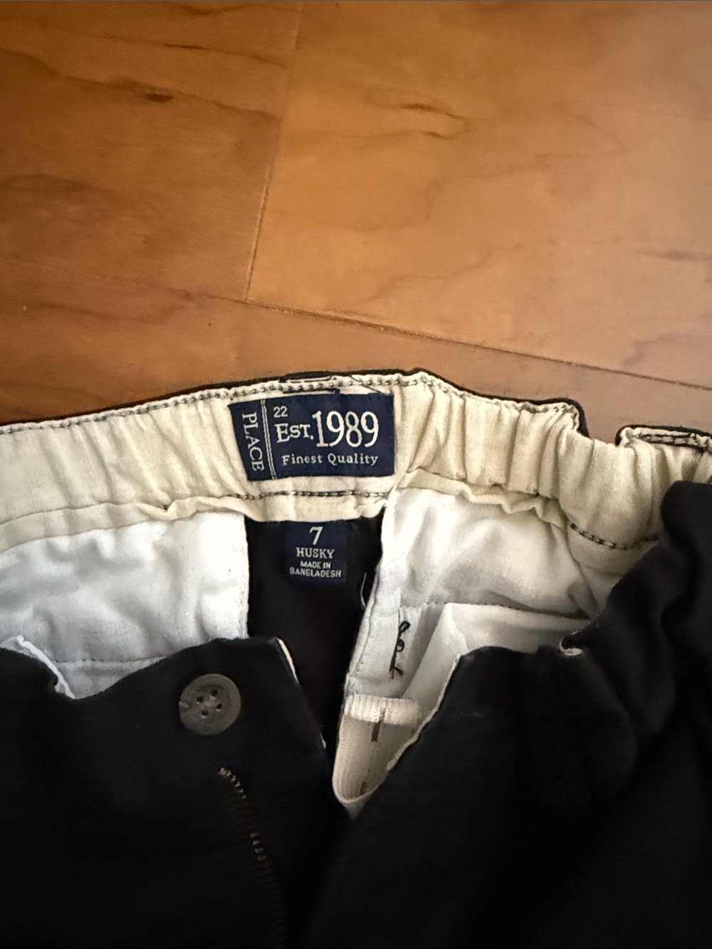 The Children's Place Black Cotton Kids Pants